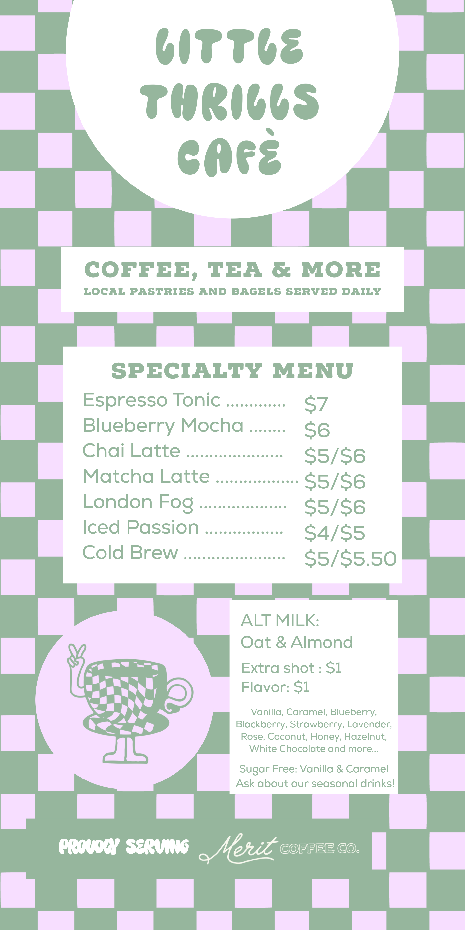 austin coffee shop menu page 1